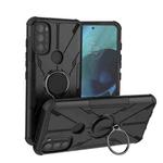 For Motorola Moto G71 5G Armor Bear Shockproof PC + TPU Phone Case(Black)