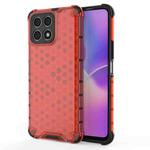 For Honor X8 / X30i  Shockproof Honeycomb PC + TPU Protective Case(Red)