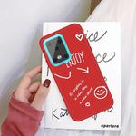 For Galaxy S20 Ultra Enjoy Love Pattern Frosted TPU Protective Case(Red)