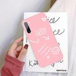 For Galaxy Note10 Enjoy Love Pattern Frosted TPU Protective Case(Pink)