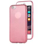 For iPhone 6 TPU Glitter All-inclusive Protective Case(Pink)