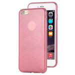 For iPhone 6 Plus TPU Glitter All-inclusive Protective Case(Pink)