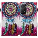 For Xiaomi Redmi Note 11 Pro 4G / 5G Painted Pattern Horizontal Flip Leather Phone Case(Dreamcatcher)