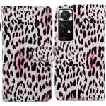 For Xiaomi Redmi Note 11 Global Painted Pattern Horizontal Flip Leather Phone Case(Leopard)