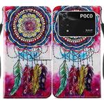 For Xiaomi Poco M4 Pro Painted Pattern Horizontal Flip Leather Phone Case(Dreamcatcher)