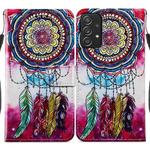 For Samsung Galaxy A53 5G Painted Pattern Horizontal Flip Leather Phone Case(Dreamcatcher)
