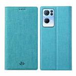 For OPPO Reno7 5G / Find X5 Lite ViLi DMX Series Shockproof Magnetic Flip Leather Phone Case(Blue)