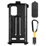 For Ulefone Armor X10 Pro Ulefone Back Clip Phone Case with Carabiner(Black)