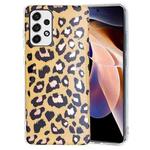 For Samsung Galaxy A13 4G Electroplating Pattern TPU Phone Case(Leopard)