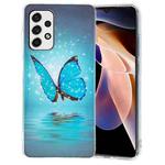 For Samsung Galaxy A13 4G Luminous TPU Protective Phone Case(Butterfly)