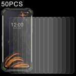 50 PCS 0.26mm 9H 2.5D Tempered Glass Film For Doogee S98 Pro