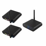 Measy AV530-2 5.8GHz Wireless Audio / Video Transmitter + 2 Receiver, Transmission Distance: 300m, AU Plug (Black)