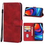 Leather Phone Case For Itel Vision 2S(Red)
