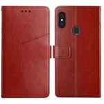 For Gigaset GS3 Y Stitching Horizontal Flip Leather Phone Case(Brown)
