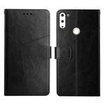 For Gigaset GS4 Y Stitching Horizontal Flip Leather Phone Case(Black)