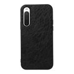 For Sony Xperia 10 IV Crazy Horse Texture Shockproof Leather Phone Case(Black)