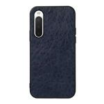 For Sony Xperia 10 IV Crazy Horse Texture Shockproof Leather Phone Case(Blue)