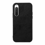 For Sony Xperia 10 IV Two-color Litchi Texture Phone Case(Black)