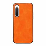 For Sony Xperia 10 IV Two-color Litchi Texture Phone Case(Orange)