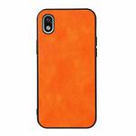 For Sony Xperia Ace III Two-color Litchi Texture Phone Case(Orange)