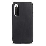 For Sony Xperia 10 IV Sheep Texture Leather Phone Case(Black)