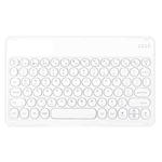 X3 Universal Candy Color Round Keys Bluetooth Keyboard(White)