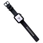 Thread Silicone Watchband For Apple Watch Series 7 45mm / 6&SE&5&4 44mm / 3&2&1 42mm(G)