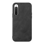 For Sony Xperia 10 IV Cowhide Texture PU Phone Case(Black)