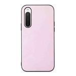 For Sony Xperia 10 IV Cowhide Texture PU Phone Case(Pink)