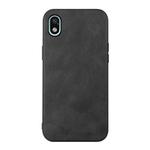 For Sony Xperia ACE III Cowhide Texture PU Phone Case(Black)