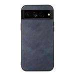 For Google Pixel 7 Pro 5G Cowhide Texture PU Phone Case(Blue)