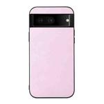 For Google Pixel 7 5G Cowhide Texture PU Phone Case(Pink)