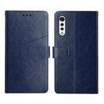 For LG Velvet 2 Pro Y Stitching Horizontal Flip Leather Phone Case(Blue)