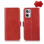 For OnePlus Nord CE 2 5G Crazy Horse Top Layer Cowhide Leather Phone Case(Red)