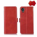 For Kyocera Digno BX2 Crazy Horse Top Layer Cowhide Leather Phone Case(Red)