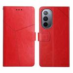 For Motorola Moto Edge X30 Y Stitching Horizontal Flip Leather Phone Case(Red)