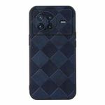 For vivo X Note Weave Plaid PU Phone Case(Blue)