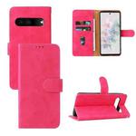 For Google Pixel 7 Skin Feel Magnetic Flip Leather Phone Case(Rose Red)