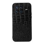 For vivo X Note Crocodile Top Layer Cowhide Leather Phone Case(Black)