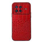 For vivo X Note Crocodile Top Layer Cowhide Leather Phone Case(Red)