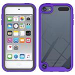 For iPod Touch 5 / 6 / 7 Two-layer Design Shockproof PC + TPU Protective Case(Purple)