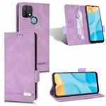 For OPPO A55s 5G Magnetic Clasp Flip Leather Phone Case(Purple)