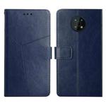 For Nokia G50 5G Y Stitching Horizontal Flip Leather Phone Case(Blue)