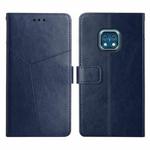 For Nokia XR20 Y Stitching Horizontal Flip Leather Phone Case(Blue)