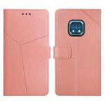 For Nokia XR20 Y Stitching Horizontal Flip Leather Phone Case(Rose Gold)