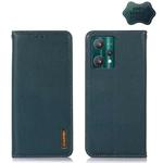 For OPPO Realme 9 Pro KHAZNEH Nappa Top Layer Cowhide Leather Phone Case(Green)