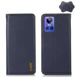 For OPPO Realme GT Neo3 KHAZNEH Nappa Top Layer Cowhide Leather Phone Case(Blue)