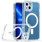 For iPhone 13 Cat-eye TPU + Acrylic Magsafe Phone Case(Black)