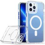 For iPhone 13 Pro Max Cat-eye TPU + Acrylic Magsafe Phone Case (Blue)