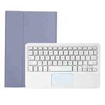 OP11-A Lambskin Texture Ultra-thin Bluetooth Keyboard Leather Case with Touchpad For OPPO Pad 11 inch(Purple)